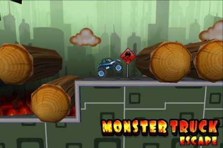 اسکرینشات 3 از محیط برنامه Monster Truck Escape – Puzzle v1.0 برای اندروید