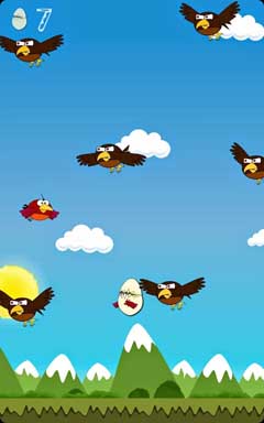 اسکرینشات 1 از محیط برنامه Beat The Birds v1.1 برای اندروید
