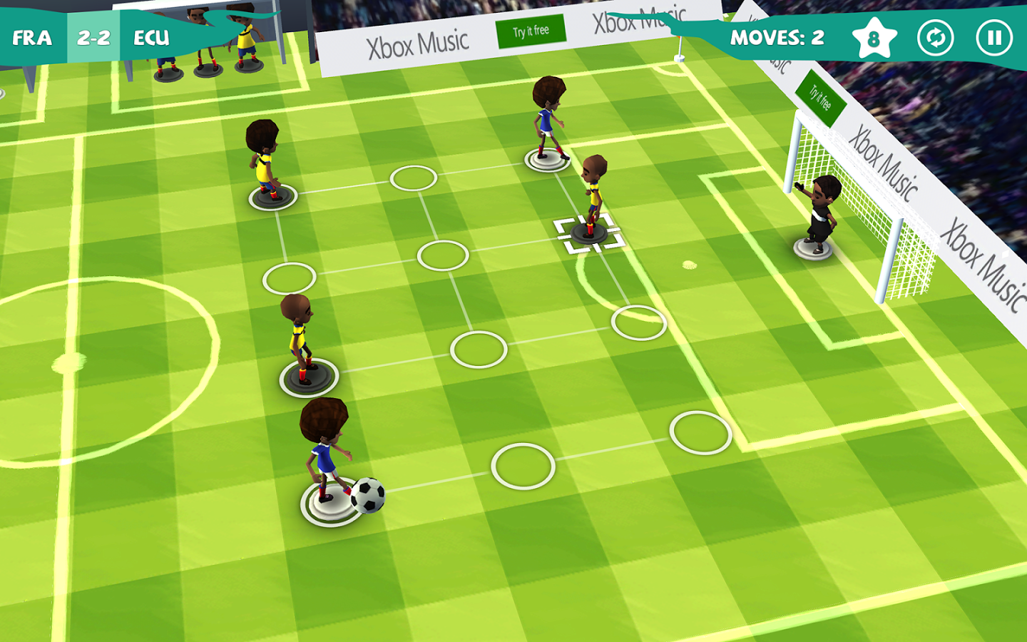 اسکرینشات 1 از محیط برنامه Find a Way Soccer v1.2 برای اندروید