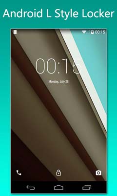 تصویر محیط L Locker (Android L & KitKat) Premium v2.1 تصویر محیط L Locker (Android L & KitKat) Premium v2.1