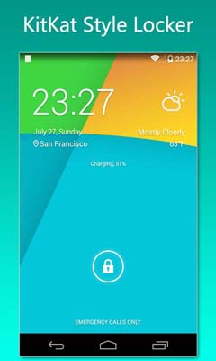 تصویر محیط L Locker (Android L & KitKat) Premium v2.1 تصویر محیط L Locker (Android L & KitKat) Premium v2.1