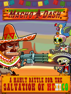 اسکرینشات 2 از محیط برنامه Macho Dash – Shooting Action v1.7.1 برای اندروید
