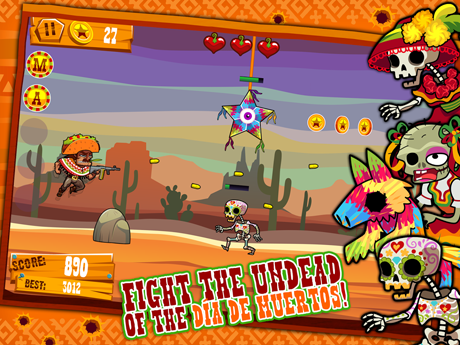 اسکرینشات 1 از محیط برنامه Macho Dash – Shooting Action v1.7.1 برای اندروید