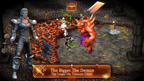 اسکرینشات 3 از محیط برنامه Mage And Minions v1.0.91 برای اندروید