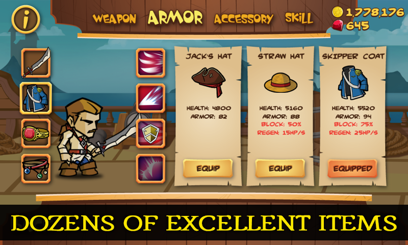 اسکرینشات 5 از محیط برنامه Myth of Pirates v1.1.5 – Unlimited برای اندروید