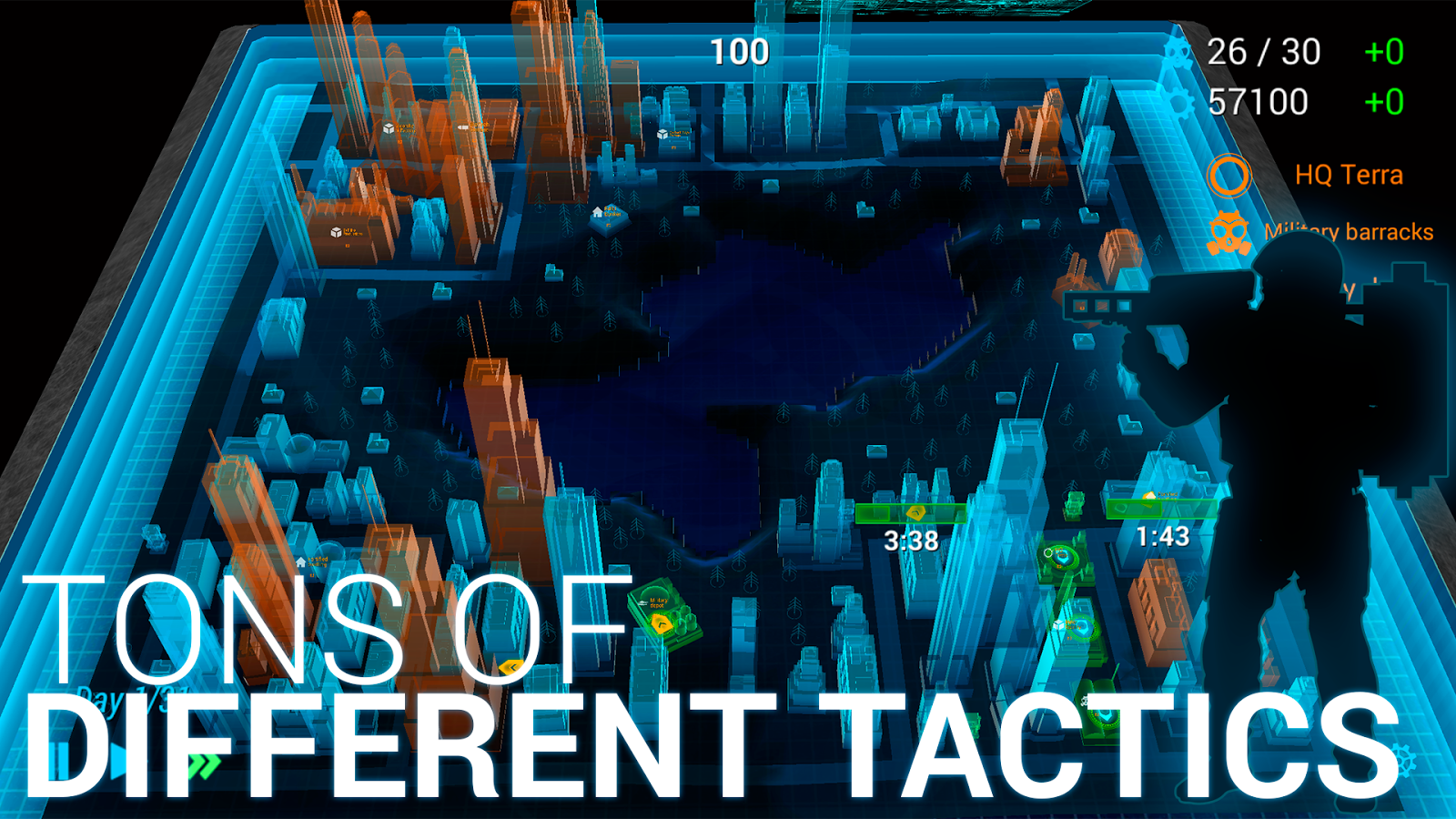اسکرینشات 3 از محیط برنامه Zombie City Defense v1.0.0 برای اندروید