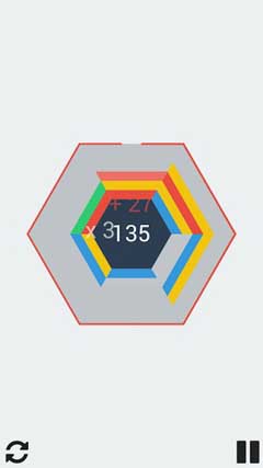 اسکرینشات 2 از Hextris 1.4.4