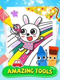 اسکرینشات 2 از محیط برنامه Kids Coloring Fun 2 برای اندروید