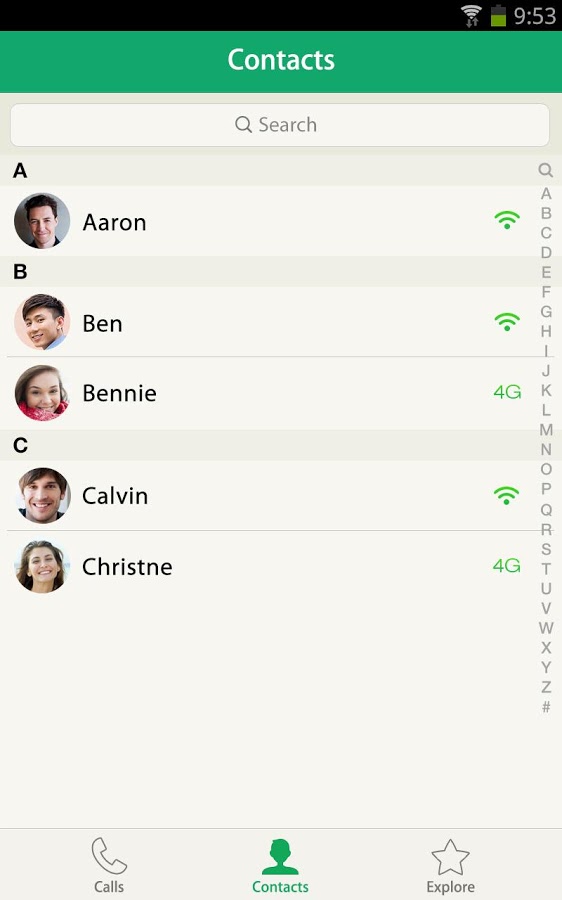 تصویر محیط Lightalk 1.2.0 تصویر محیط Lightalk 1.2.0