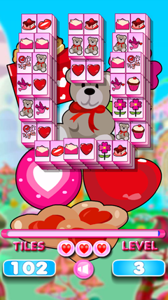 اسکرینشات 3 از محیط برنامه Lovely Mahjong v1.0.4 برای اندروید