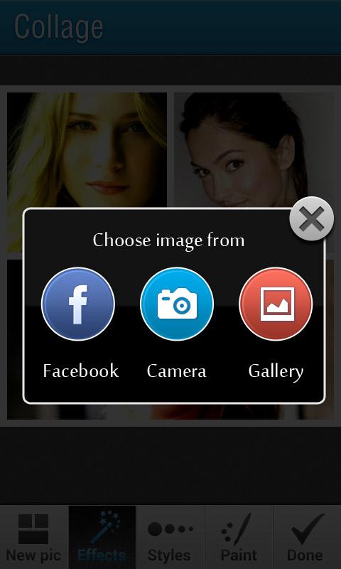 اسکرینشات 1 از محیط برنامه PicStitch Collage Maker v1.2.3 برای اندروید