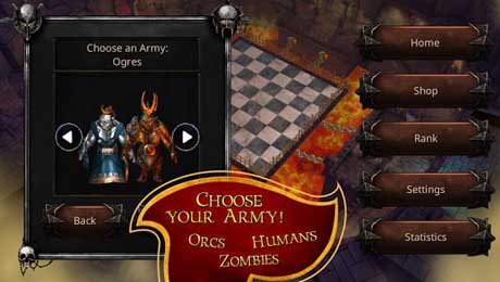 اسکرینشات 3 از محیط برنامه War of Chess v1.0.1 برای اندروید