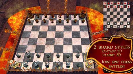 اسکرینشات 2 از محیط برنامه War of Chess v1.0.1 برای اندروید