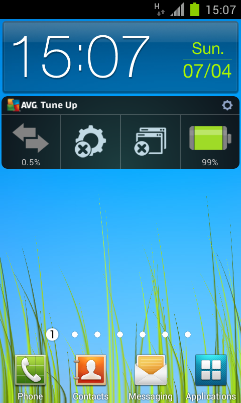 اسکرینشات 4 از محیط برنامه AVG Battery Saver amp TuneUp v1.1 برای اندروید
