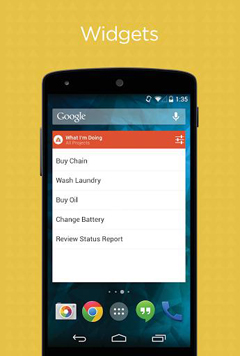 اسکرینشات 2 از محیط برنامه Agile Tasks 1.3 برای اندروید