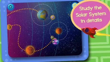 اسکرینشات 3 از Explorium: Space for Kids v1.1.5 + data