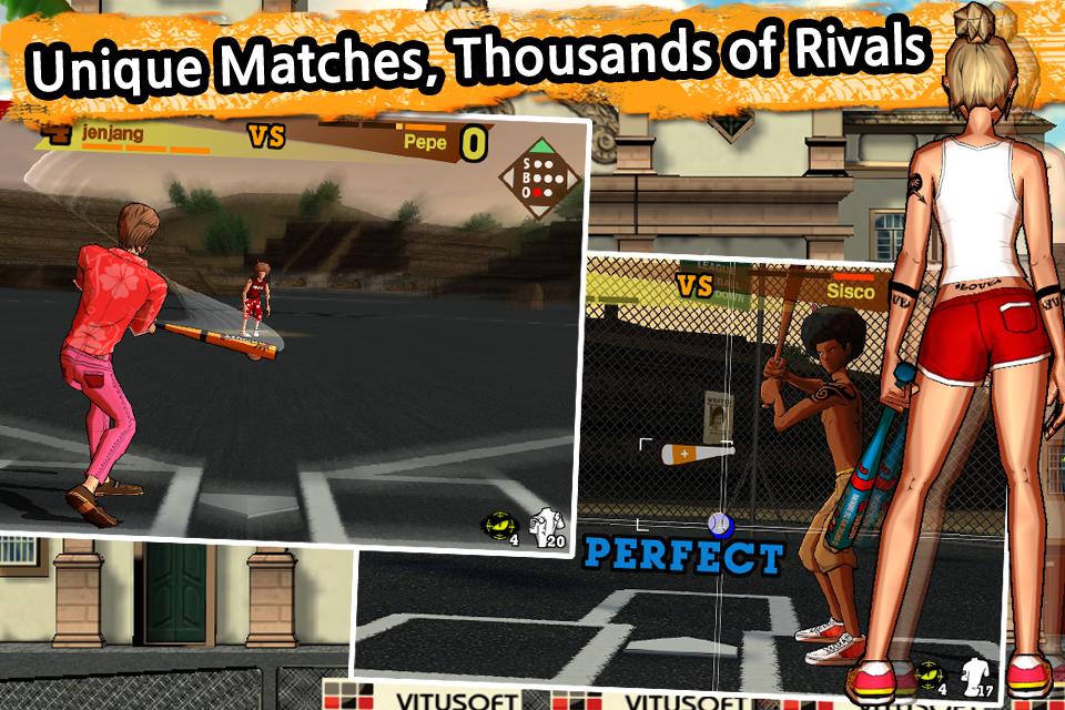 اسکرینشات 1 از محیط برنامه Freestyle Baseball v1.5.64 برای اندروید