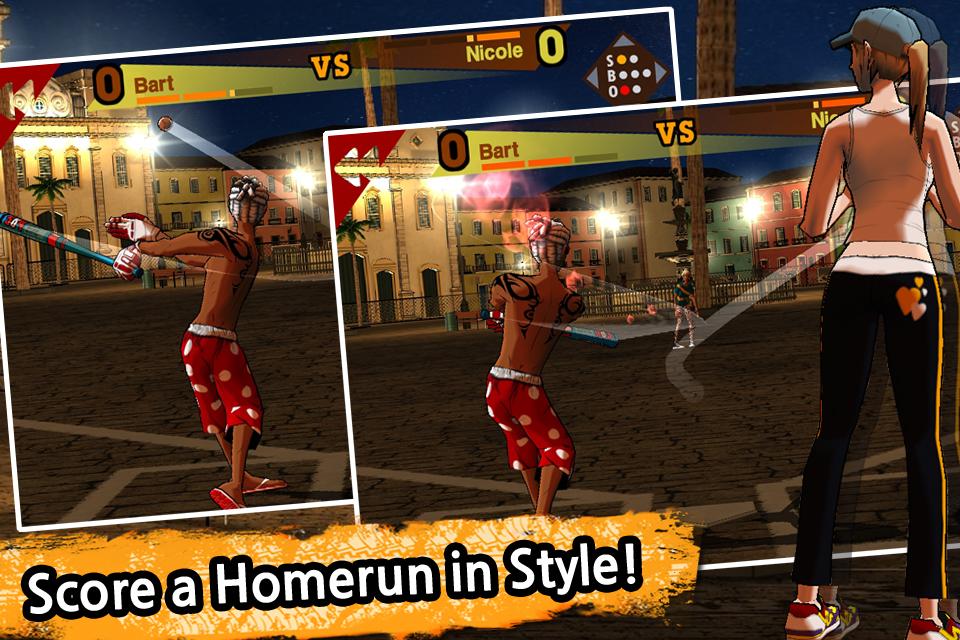 اسکرینشات 2 از محیط برنامه Freestyle Baseball v1.5.64 برای اندروید