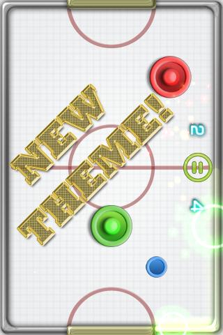 اسکرینشات 3 از محیط برنامه Glow Hockey 2 1.0.7 برای اندروید