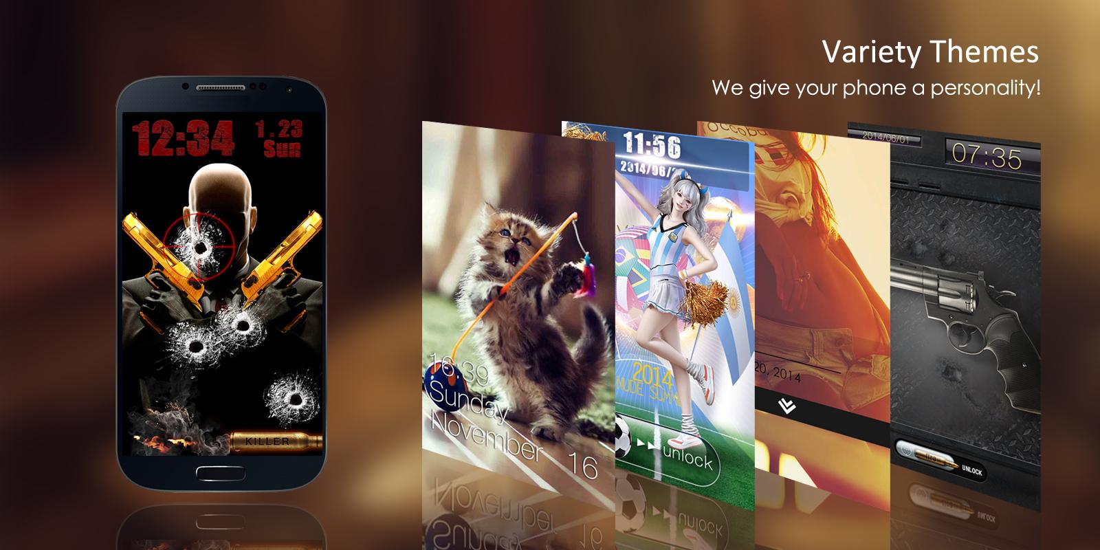 اسکرینشات 3 از محیط برنامه Joy Locker: Game Theme 2.4.1l برای اندروید