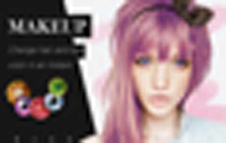 اسکرینشات 5 از محیط برنامه Makeup-Hair and Eye Color 1.0.0 برای اندروید