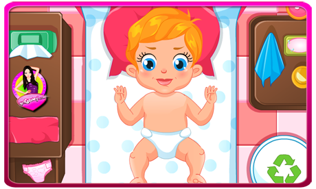 اسکرینشات 4 از محیط برنامه Baby Lizzie Diaper Change 1.0.3 برای اندروید