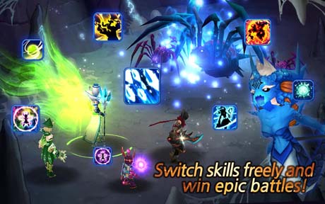 اسکرینشات 3 از محیط برنامه Elune Saga v1.0.6 برای اندروید