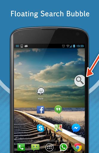 اسکرینشات 1 از محیط برنامه Floating Search 1.0.3 برای اندروید