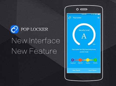 اسکرینشات 4 از محیط برنامه Pop Locker Pro – App Lock v1.5.1 برای اندروید