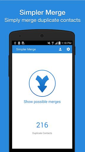 اسکرینشات 1 از محیط برنامه Simpler Merge Duplicates 2.9.2 برای اندروید
