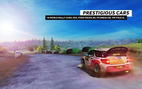 اسکرینشات 1 از محیط برنامه WRC The Official Game v1.2.7 + data برای اندروید