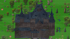 محیط عمارت در بازی Haunted Manor