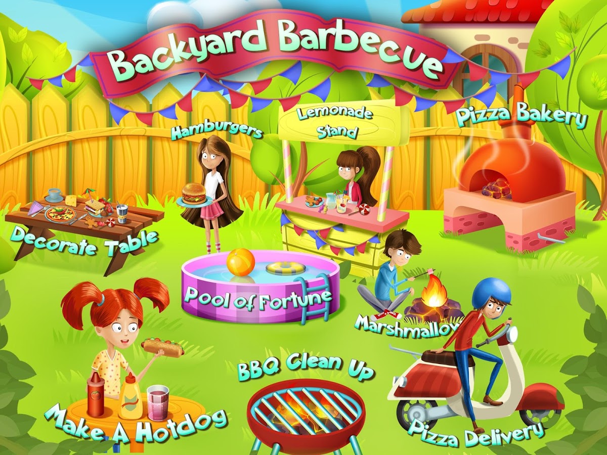 اسکرینشات 2 از محیط برنامه Backyard BBQ Party v1.0.0 برای اندروید
