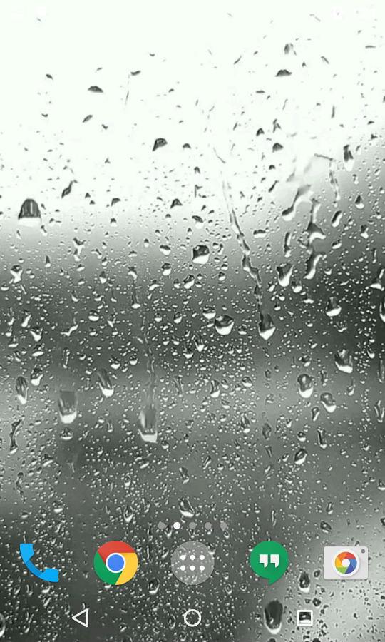 اسکرینشات 2 از محیط برنامه Raindrops 3D Live Wallpaper v1.0 برای اندروید