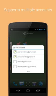 اسکرینشات 4 از محیط برنامه Unread Badge PRO (for Gmail) v1.4.1 برای اندروید