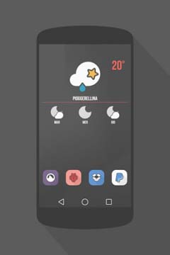 اسکرینشات 2 از محیط برنامه XXXX – Zooper Widget v2.0 برای اندروید