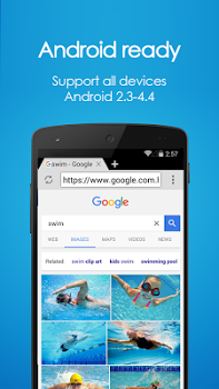 اسکرینشات 2 از محیط برنامه Browser 4G v24.9.5 برای اندروید