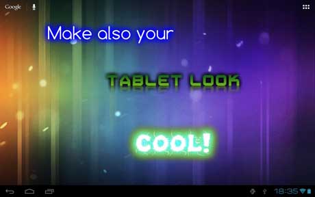 اسکرینشات 2 از محیط برنامه AmazingText Plus v1.2 برای اندروید