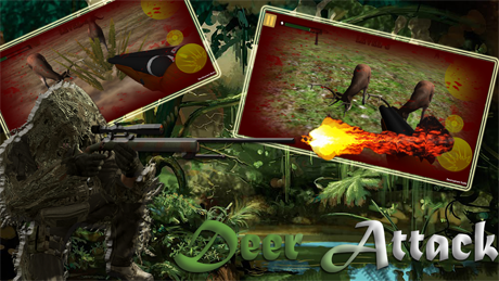 اسکرینشات 2 از محیط برنامه Deer Hunting Rampage v.1.8 برای اندروید