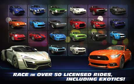 اسکرینشات 1 از محیط برنامه Fast & Furious: Legacy v3.0.2 + data برای اندروید