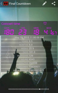 اسکرینشات 1 از محیط برنامه Final Countdown – Day Timer Full v4.16.3 برای اندروید