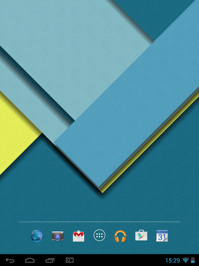 اسکرینشات 1 از محیط برنامه Material Style Tiles LWP PRO v1.0.0 برای اندروید