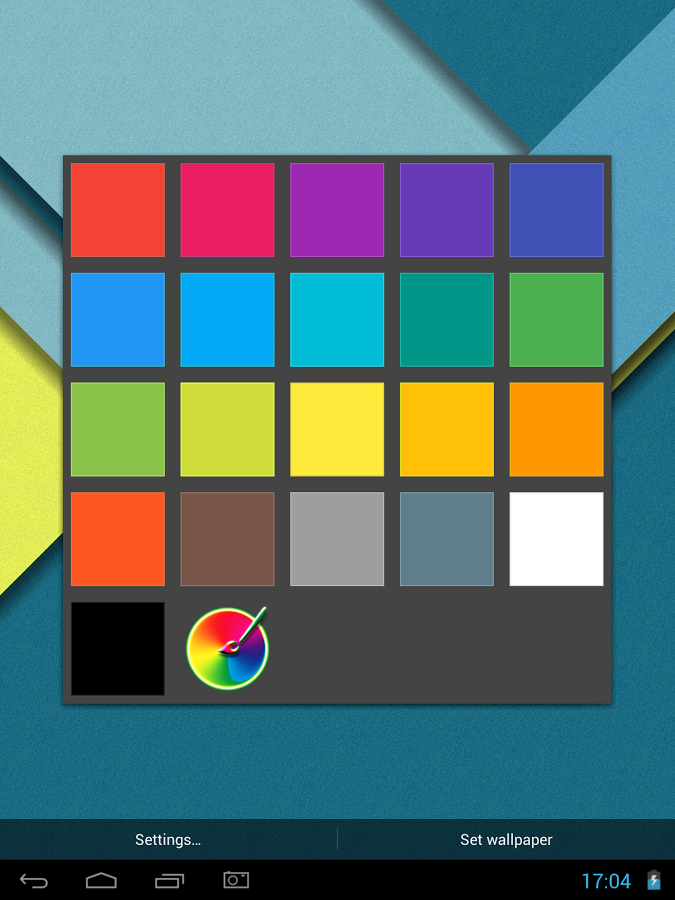 اسکرینشات 2 از محیط برنامه Material Style Tiles LWP PRO v1.0.0 برای اندروید