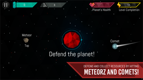اسکرینشات 1 از Meteorz v1.0.9