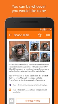 اسکرینشات 1 از محیط برنامه PhotoFunia v4.0.5.0 برای اندروید