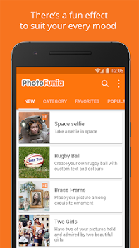اسکرینشات 2 از محیط برنامه PhotoFunia v4.0.5.0 برای اندروید