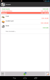 اسکرینشات 5 از محیط برنامه AndroMoney 2.7.16 برای اندروید