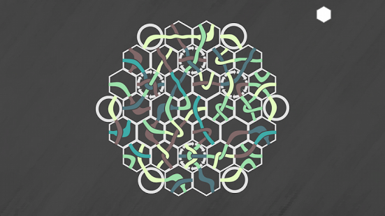 اسکرینشات 1 از محیط برنامه LOOP: A Tranquil Puzzle Game v1.0.3 برای اندروید