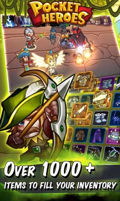 اسکرینشات 4 از محیط برنامه Pocket Heroes v1.1.7 برای اندروید