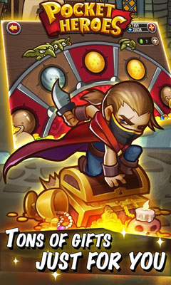 اسکرینشات 5 از محیط برنامه Pocket Heroes v1.1.7 برای اندروید